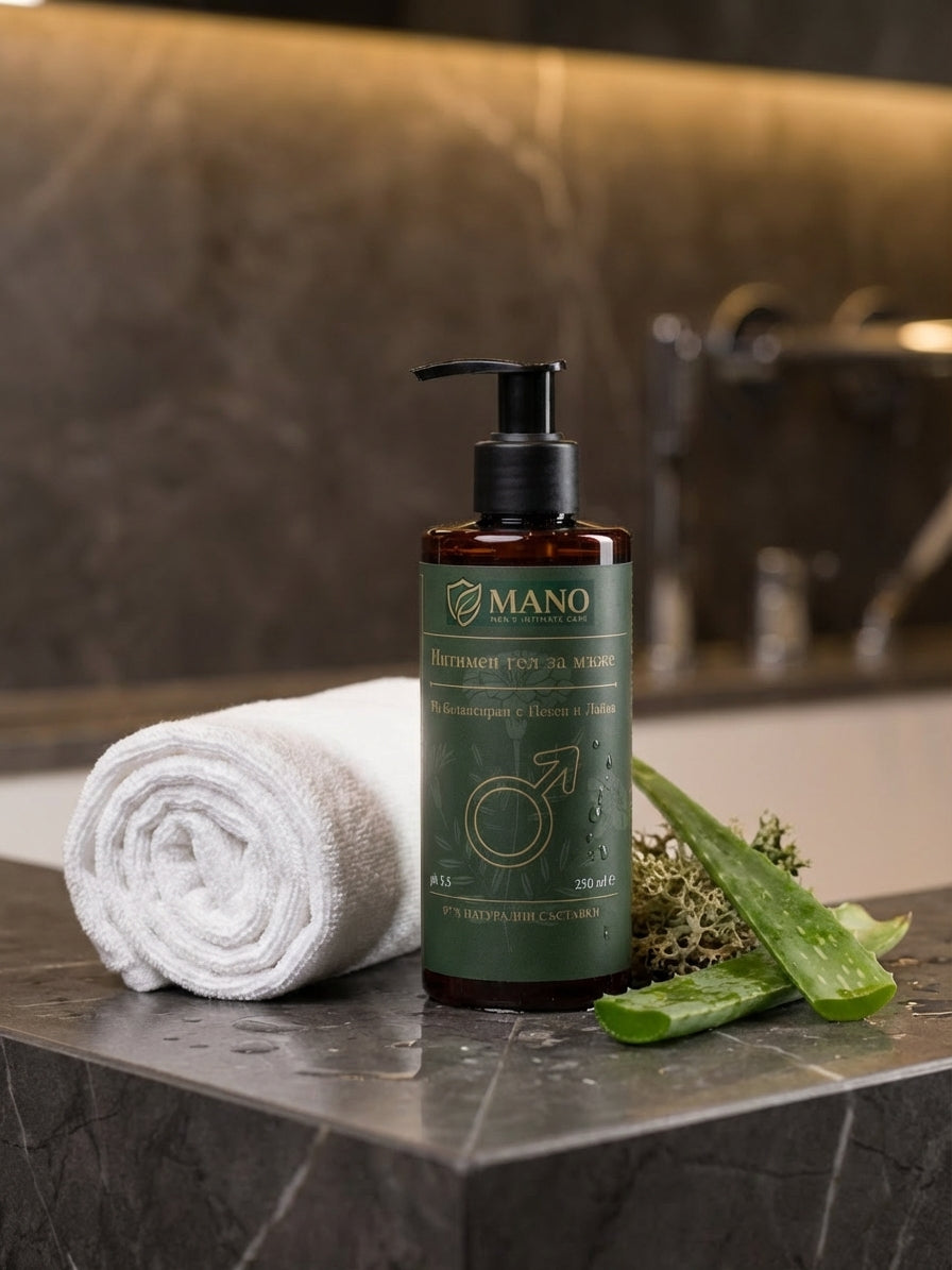 Интимен Гел за Мъже | 24ч Свежест и Хигиена